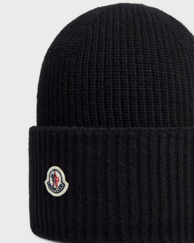 Moncler Mössa Wool UNI Svart ONESIZE