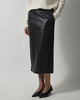 Almada Nederdel Birdy Leather Black M