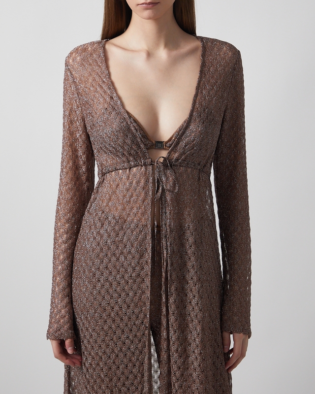 Missoni Cardigan Long Cover Up Brun IT 42 (EUR 38)