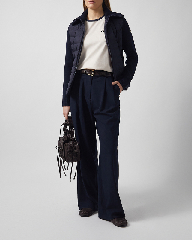 Moncler T-Shirt Embroidered Logo Cotton White XL