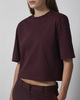 Wakakuu Icons T-shirt Padded Shoulder Burgundy S