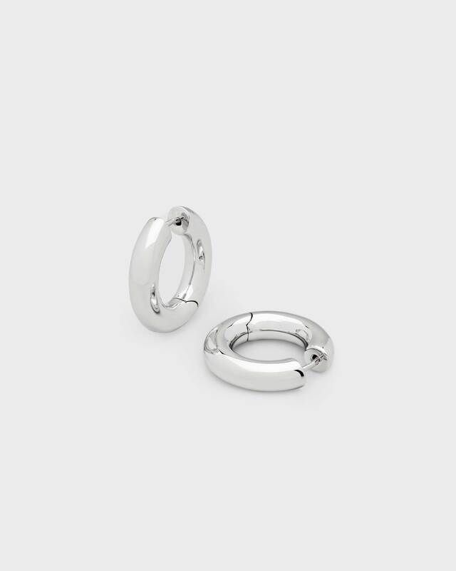 Tom Wood Örhängen Chunky Hoops Medium Silver ONESIZE