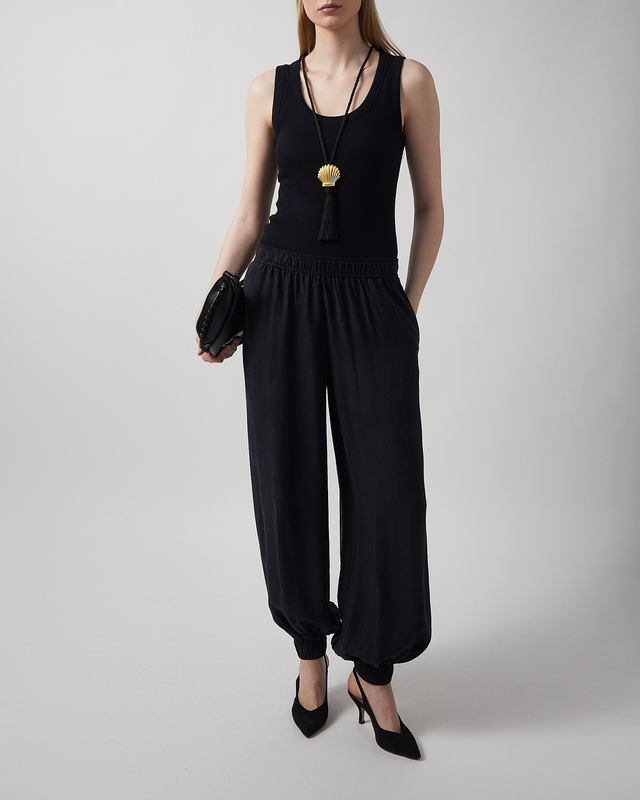 Wakakuu Icons Topp Biarritz Rib Tank Svart L