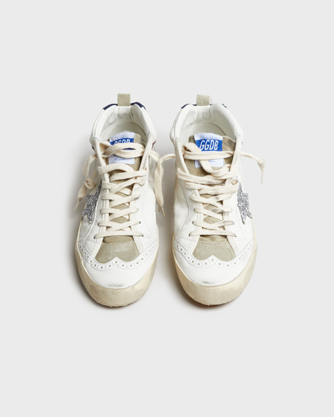 Sneakers Mid Star Glitter Blå/vit 2