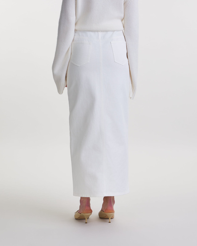 Wakakuu Icons Skirt Liz Long Denim White XS