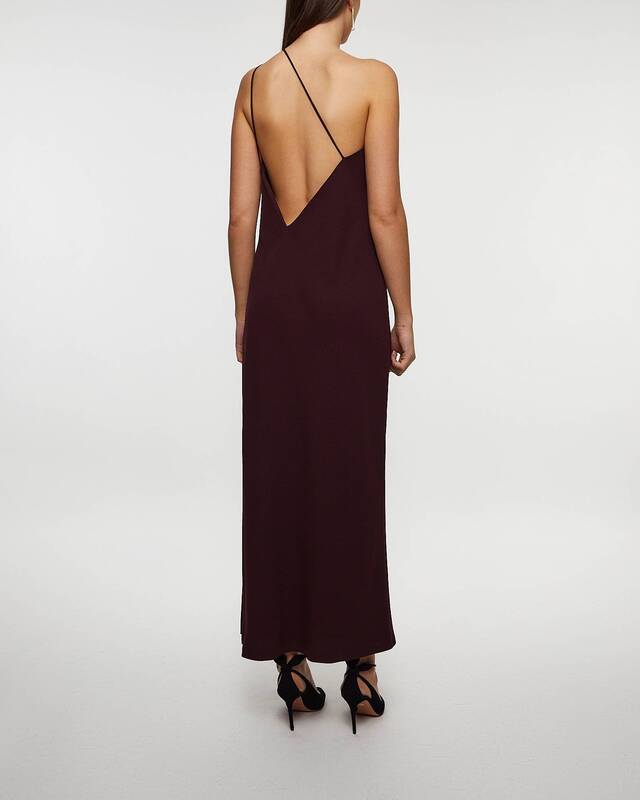 Vince Dress One Shoulder Jewel Spere  Röd US 8 (EUR 40)