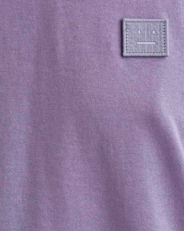 Acne Studios Top T-shirt Face Ljuslila M