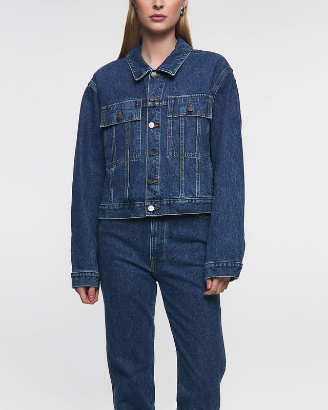 KHAITE Jacka Saunder Denim Bone M