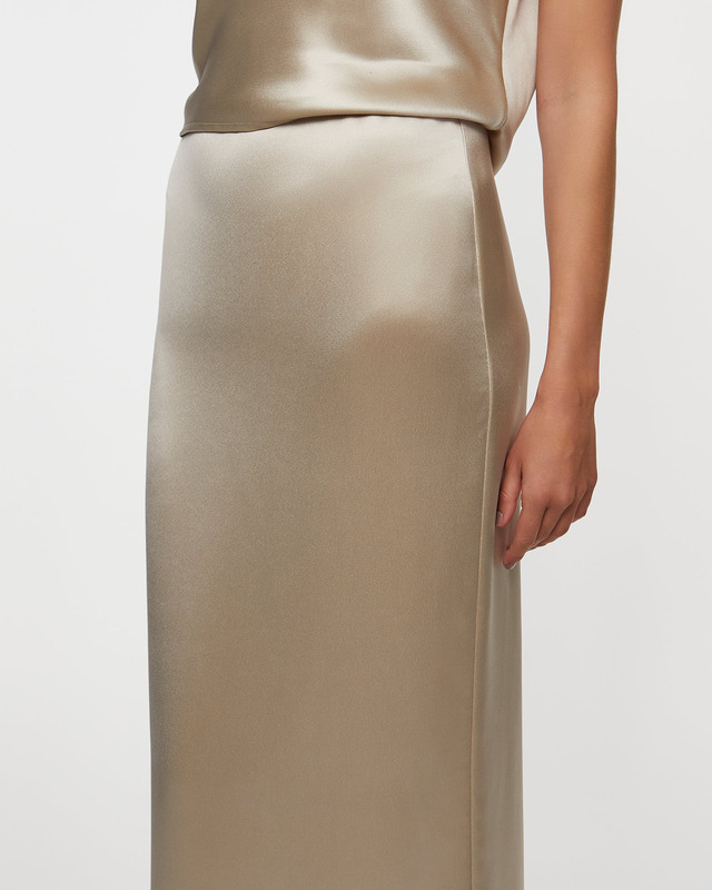 Wakakuu Icons Satinkjol Modena Long Beige L