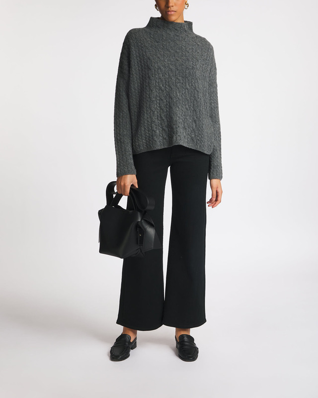 Filippa K Sweater Mika Braid Grå L