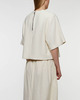Dagmar T-shirt Woven Bouclé White 40