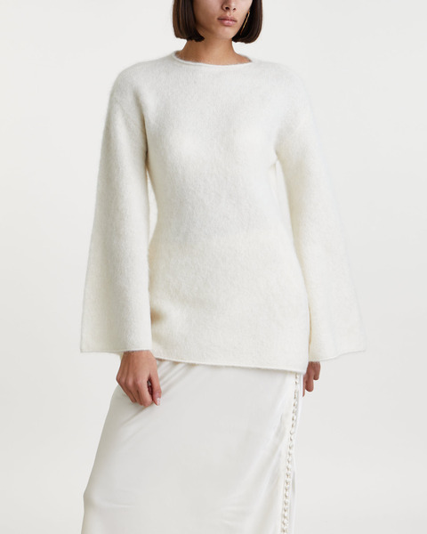 Sweater Bailee Peplum Vanilj 2