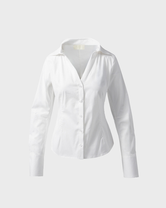 Wakakuu Icons Skjorte Pheobe Cotton Stretch White XL