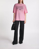 Acne Studios T-Shirt Logo Relaxed Fit Rosa S
