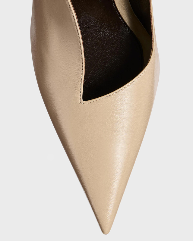 KHAITE Pumps Vivien 85 Taupe EUR 37