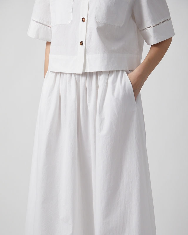 Wakakuu Icons Skirt Sandy Cotton White M