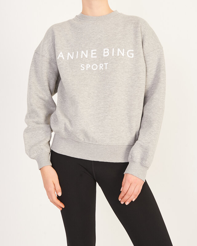 Anine Bing Sweater Evan Sweatshirt Grey XS