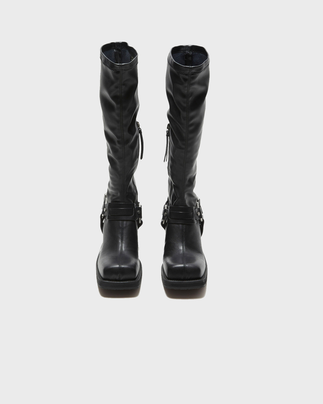 Acne Studios Boots Pull-On Buckle Black EUR 40