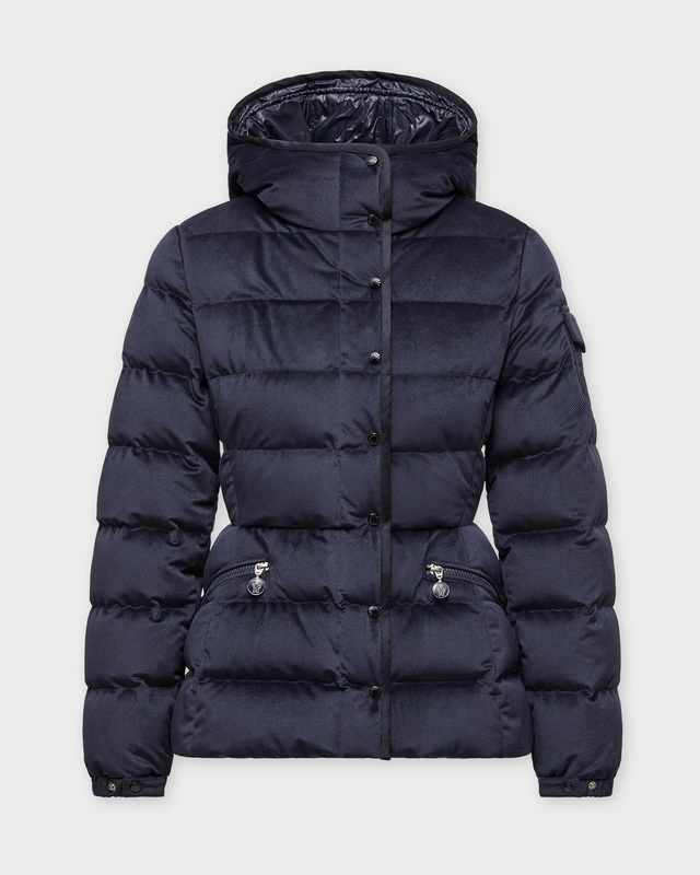 Moncler Jacket Barante Blue MONCLER 0 (XS)