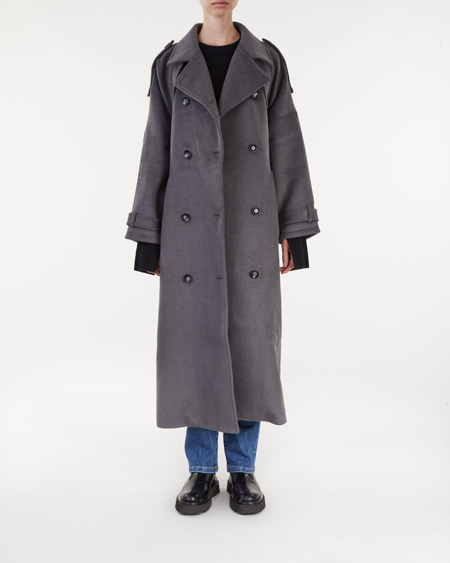 MEOTINE Kappa Bea Wool Coat Grå XS-S