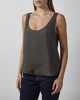 RÓHE Top Silk Scoop-neck 42