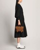 Proenza Schouler Väska Tiny Suede PS1 Valnöt ONESIZE