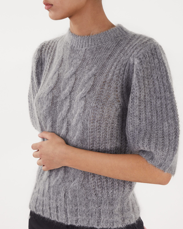 By Malina Mabel Top Grå/silver S