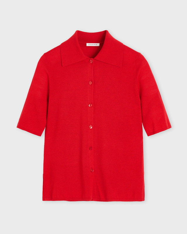By Malene Birger Blus Dotta Röd XL