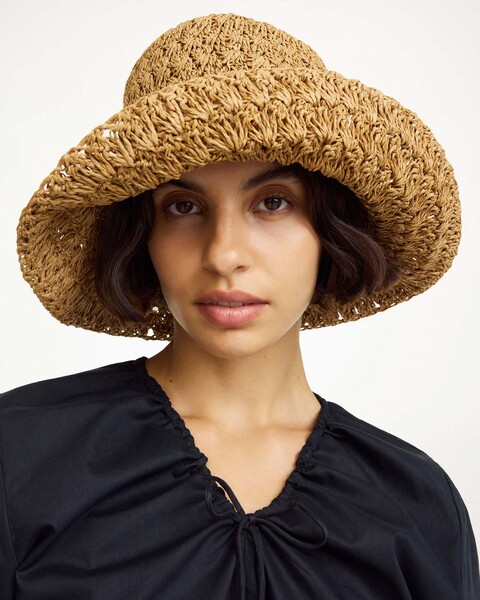 Hatt Strawie Ljusgul ONESIZE 2
