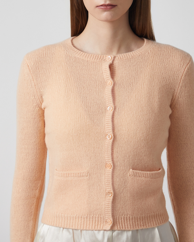 DÔEN Cardigan Thea Cashmere  Light pink S