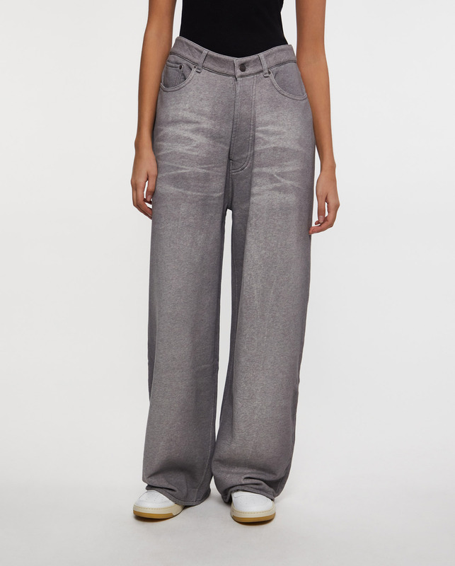 Acne Studios Byxor Loose Fit Sweatpants Grå 34