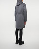 Moncler Jacket Bonrepos Long Coat Charcoal MONCLER 2 (M)