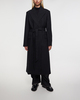 Acne Studios Coat Pinstripe Wool Black 34