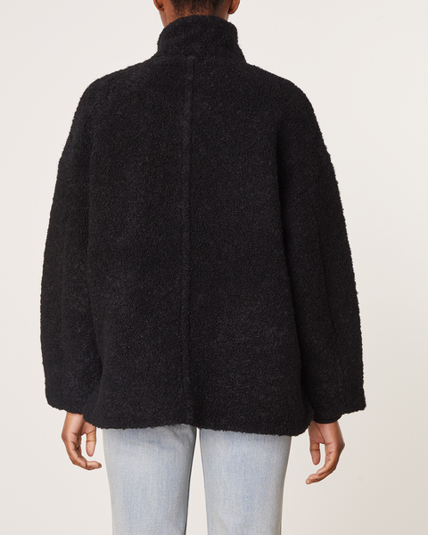 Jacket Boucle Wool Black 2