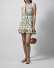 FARM Rio Kjole Emily Floral Tapestry Mini Offwhite XS