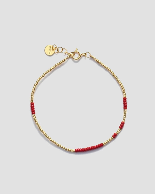 Anni Lu Bracelet Asym Burgundy  ONESIZE