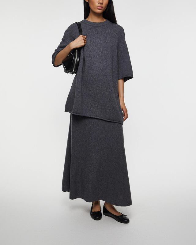 LISA YANG Sweater Elvina Cashmere Grå 2 (M-L)