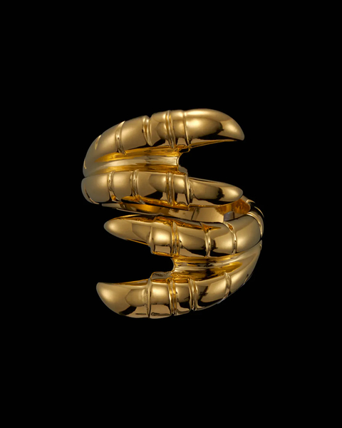 Ring Claw Double Heavy  Guld 1