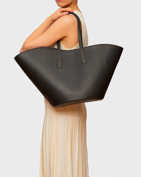 Bag Open Tulip Tote Large Black ONESIZE 2