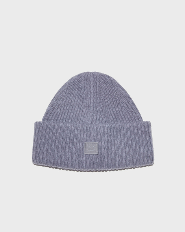 Acne Studios Beanie Face Logo Small  Ljuslila ONESIZE