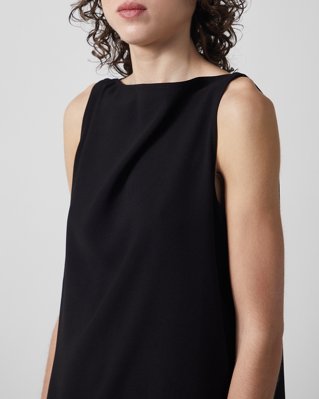 Dagmar Top Sleeveless Crepe  Black 40