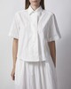 Dagmar Skjorta Short Sleeve Cotton White 38
