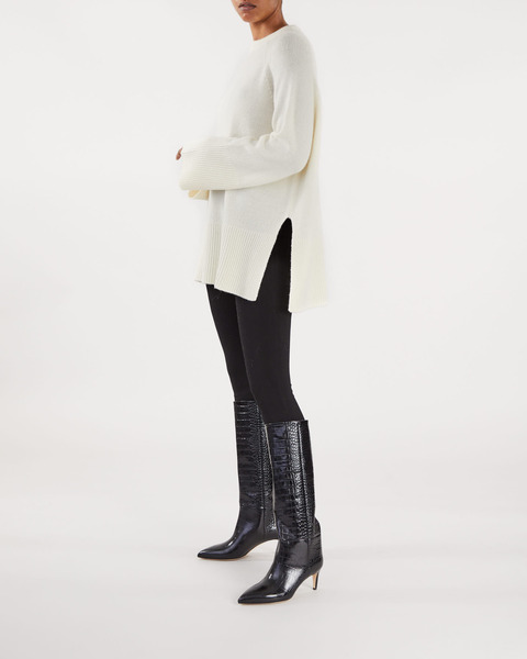 Long knit Inez Naturvit 1