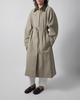 Acne Studios Jacket Belted trenchcoat Grön/grå 34
