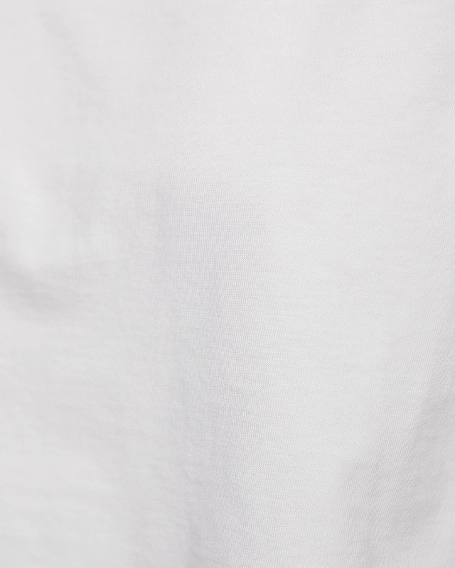 ANINE BING T-shirt Cropped Myers Framed Monogram Ivory M