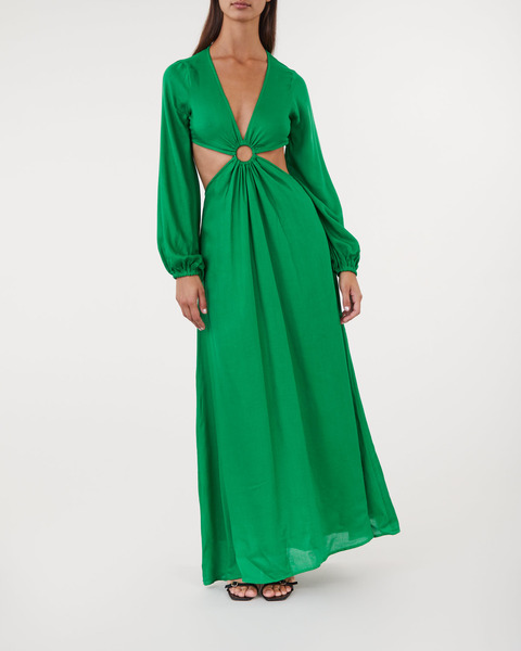 Faye Maxi Dress Emerald 1