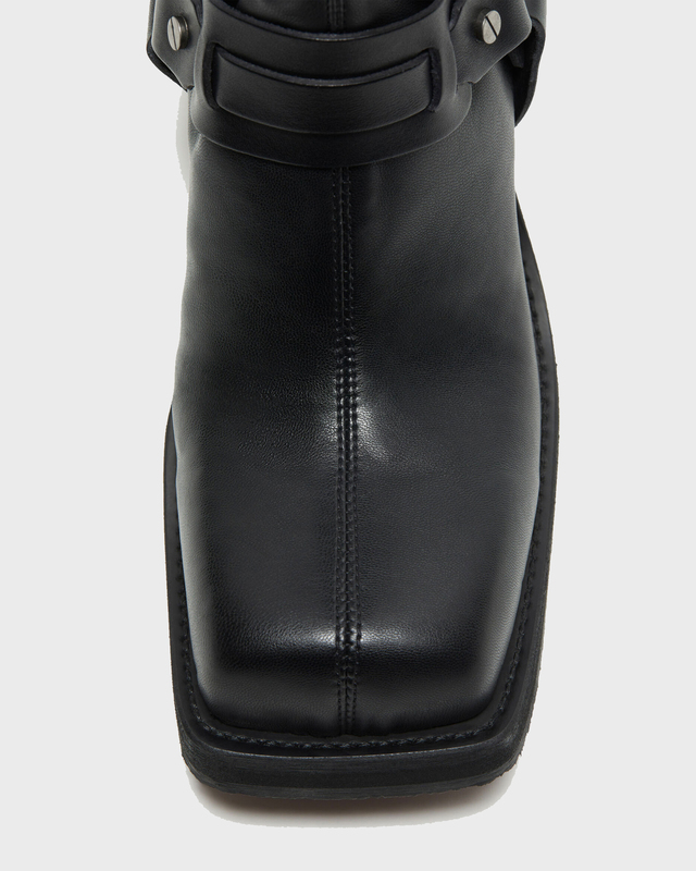 Acne Studios Boots Pull-On Buckle Black EUR 40