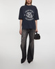 Anine Bing T-shirt Avi Collegiate Leopard Black XS