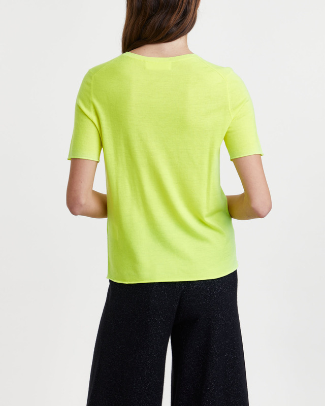 LISA YANG T-Shirt Ari Cashmere Neongul 1 (S-M)