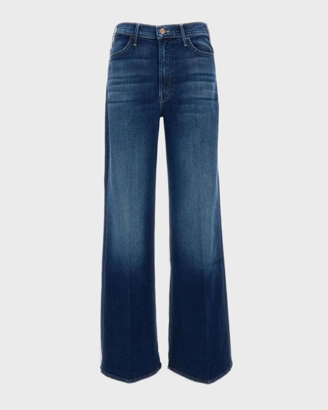 Mother Denim Jeans The Hustler Roller Sneak Dark blue wash 27